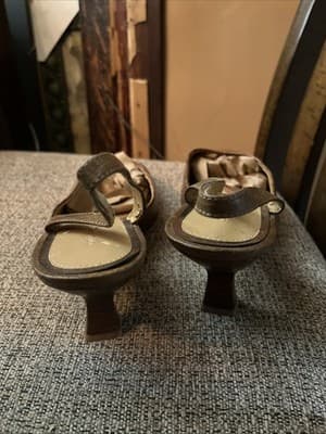 Liz Claiborne Flex Faux Alligator Slingback Womens Heels Size 10M - Thumbnail 4