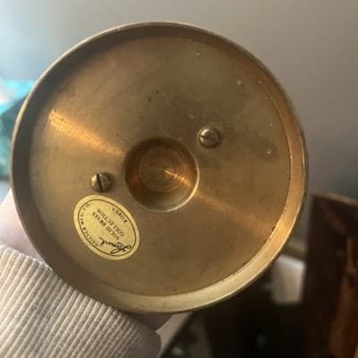 Brass Crane Bird Figurine Vintage Mid Century Heron Egret Statue - Thumbnail 4