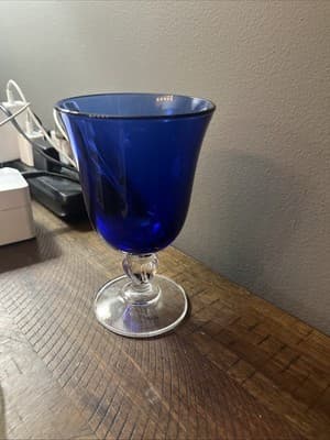 CRISTAL D'ARQUES-DURAND Casual Setting Sapphire Water Goblet - Thumbnail 6