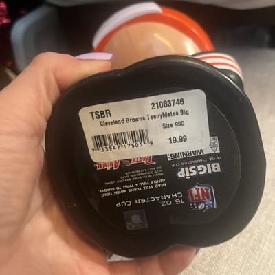 NFL Teenymates Big Sip Cleveland Browns 3D Character Water Bottle 16 OZ - Thumbnail 6