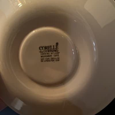 Vintage Corelle Blue Line Saucer/Small Plate 6.25”Diameter -4 pieces Collectible - Thumbnail 5