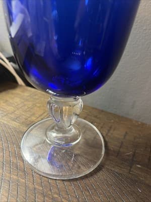 CRISTAL D'ARQUES-DURAND Casual Setting Sapphire Water Goblet - Thumbnail 2