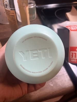 Yeti Rambler 10oz Stainless Steel Wine Tumbler Without Lid Seafoam Green - Thumbnail 4