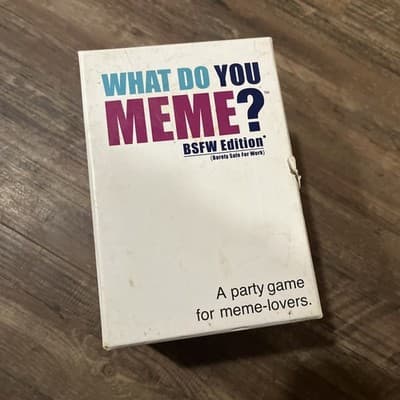 NEW -WHAT DO YOU MEME? BSFW Edition Fun Adult Party Family Game Social Card Game - Image 1