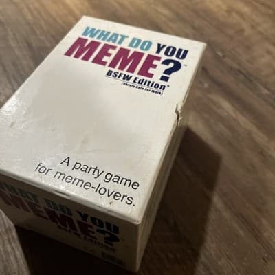 NEW -WHAT DO YOU MEME? BSFW Edition Fun Adult Party Family Game Social Card Game - Thumbnail 2