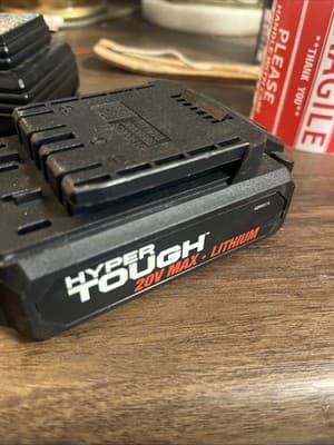 USED HYPER TOUGH 20V MAX 2.0Ah 40Wh LITHIUM-ION BATTERY PACK - Image 1