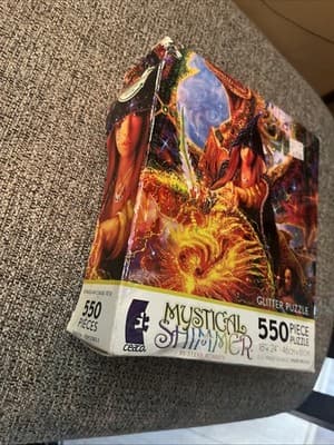 New & Sealed Steve Roberts Mystical Shimmer 550 Piece Puzzle 18 " x 24" - Thumbnail 2