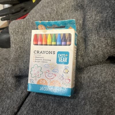 Pen+Gear Crayons, Assorted Colors, 24 Count - Image 1