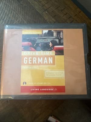Drive Time German: Beginner Level by Living Language - Discs Total 4 - Complete - Image 1