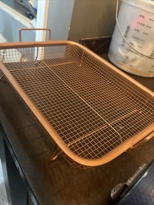 Extra Basket For Air Fryer- Copper Color New 12x9