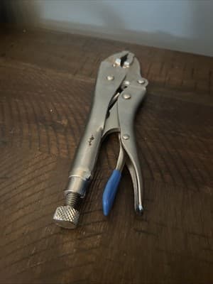 HART 7-inch Curved Jaw Locking Pliers, Chrome Vanadium Steel - Thumbnail 4