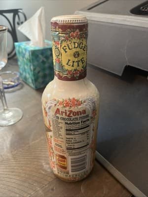 Vintage Arizona Fudge Lite Soda Pop—Full Bottle rare sealed - Thumbnail 4