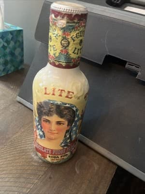 Vintage Arizona Fudge Lite Soda Pop—Full Bottle rare sealed - Image 1