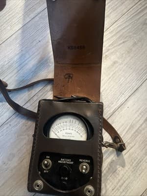 Vintage Bell System 324, KS8456 Ohm Meter w/case, KS-8456 - Thumbnail 2