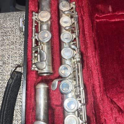 Barrington 795443 By La /Sox USA Flute With Case And Red Felt - Thumbnail 7