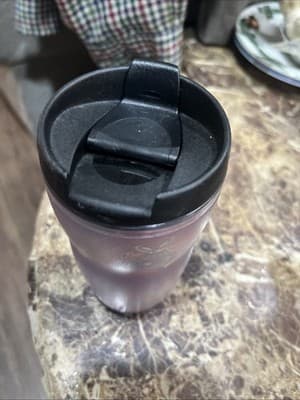 Starbucks Barista Travel Mug Red Ornaments Holiday Christmas 2001 8 Oz - Thumbnail 4