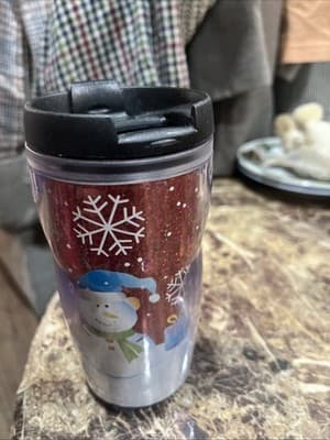 Vintage 2004 Starbucks Holiday Tumbler Preowned Clean Item - Thumbnail 4