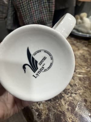 Lynns Floral Stoneware Coffee Mug With Blue Inside - Thumbnail 3