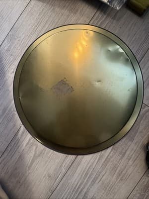 Decorative Tray with Winter Scene 12" Round - Thumbnail 3