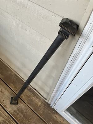 pottery barn curtain rod 1.25 antique bronze - Image 1