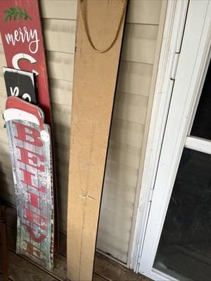 Rustic Wood Porch Sign Trick or Treat Large Primitive 60” Tall Halloween Sign - Thumbnail 2