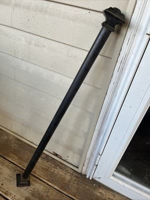 pottery barn curtain rod 1.25 antique bronze - Thumbnail 2