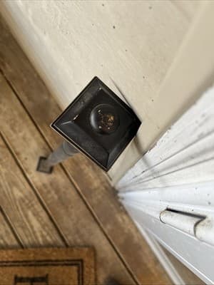 pottery barn curtain rod 1.25 antique bronze - Thumbnail 3