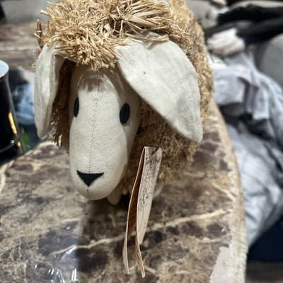 Zrike "Touch of Craft" Handmade Sheep, Phillipines 12” X9” X 5” Large - Image 1