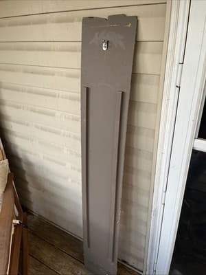 Vintage Merry Christmas Red Wood Outdoor Decor Vertical 60” Sign - Thumbnail 2