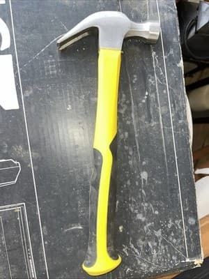 16oz Fiberglass Handle Claw Hammer Drop Forged Steel Framing Hammer - Thumbnail 2