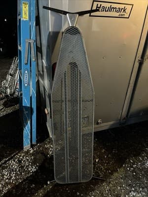 Vintage Retro RID-JID Metal Folding Ironing Board Yellow Mid Century 1960’s - Image 1