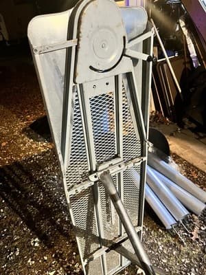 Vintage Retro RID-JID Metal Folding Ironing Board Yellow Mid Century 1960’s - Thumbnail 6