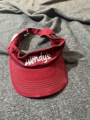 Wendys Dave Thompson Foundation Visor Red Adjustable - Image 1