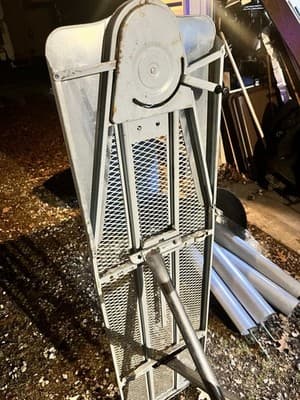 Vintage Retro RID-JID Metal Folding Ironing Board Yellow Mid Century 1960’s - Thumbnail 5