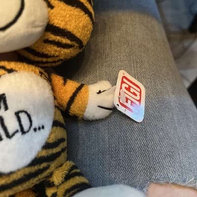 Figi Tiger Suffed Animal I’m Wild With Stretching Heart Happy Valentines Day - Thumbnail 4