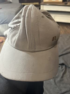 Russell Baseball Cap Hat Dark Blue, Athletic, Soft Lightweight Fitted Small - Image 1