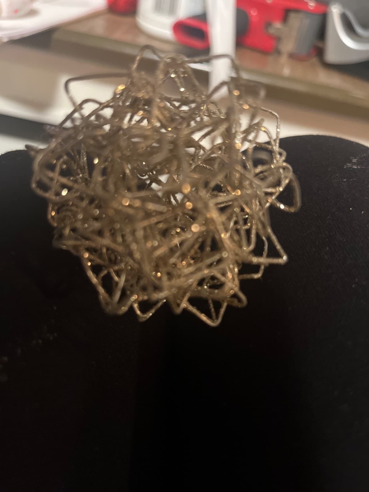 Pier1 Decorative 2.5” Sphere Silver Glitter Balls Fillers Christmas Ornaments - Thumbnail 2