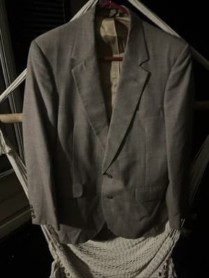 Men’s Oakton Ltd. Suit Jacket Tan Size Large