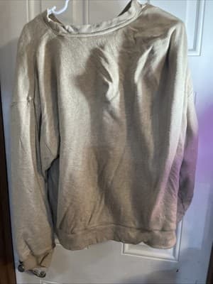 Tehama Clint Xl Beige Long Sleeve Swatee With Emblem On Chest 100% Cotton - Thumbnail 4