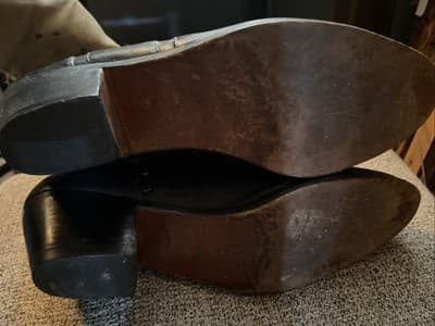 The Wild Pair Black Boots Small Heel And Zip Up Inside Women’s Size 10 - Thumbnail 5