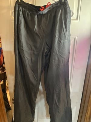 Small Mens Gray Reebok Polyester Lounge Swish Pants