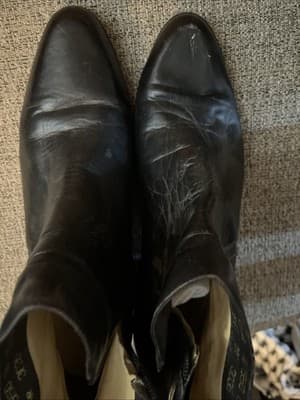 The Wild Pair Black Boots Small Heel And Zip Up Inside Women’s Size 10 - Thumbnail 6