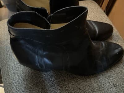The Wild Pair Black Boots Small Heel And Zip Up Inside Women’s Size 10 - Thumbnail 3
