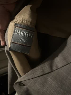 Men’s Oakton Ltd. Suit Jacket Tan Size Large - Thumbnail 2