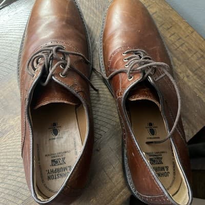 Johnston & Murphy XC Flex Extreme Comfort Raleigh Plain Toe Shoes Men’s Size 12