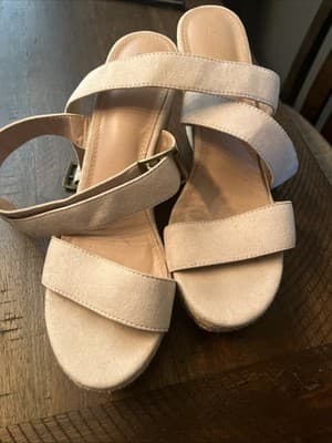 ZBY 8.5 Beige Heels Open - Thumbnail 2