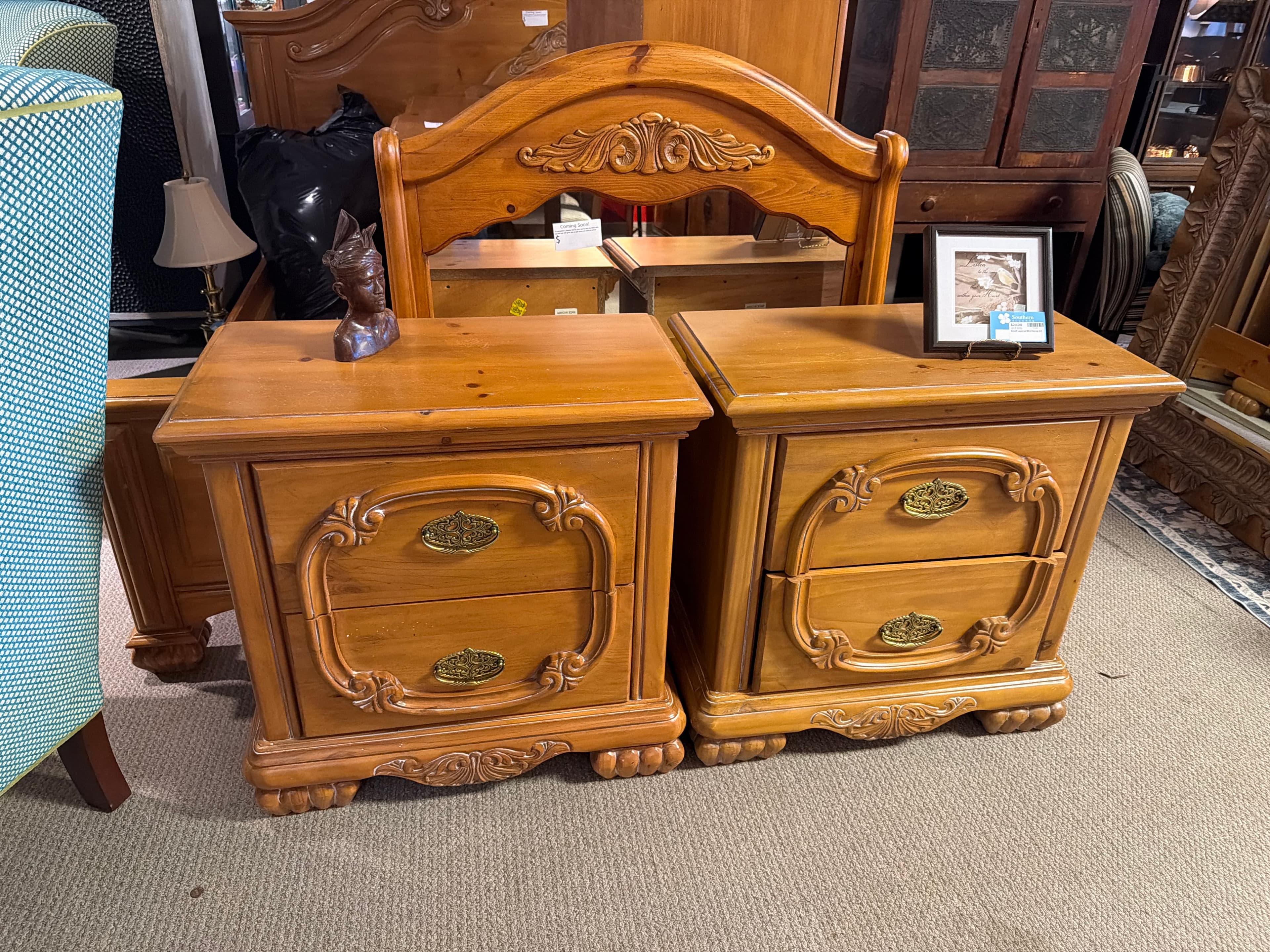 King bedroom set 6 piece - Image 1