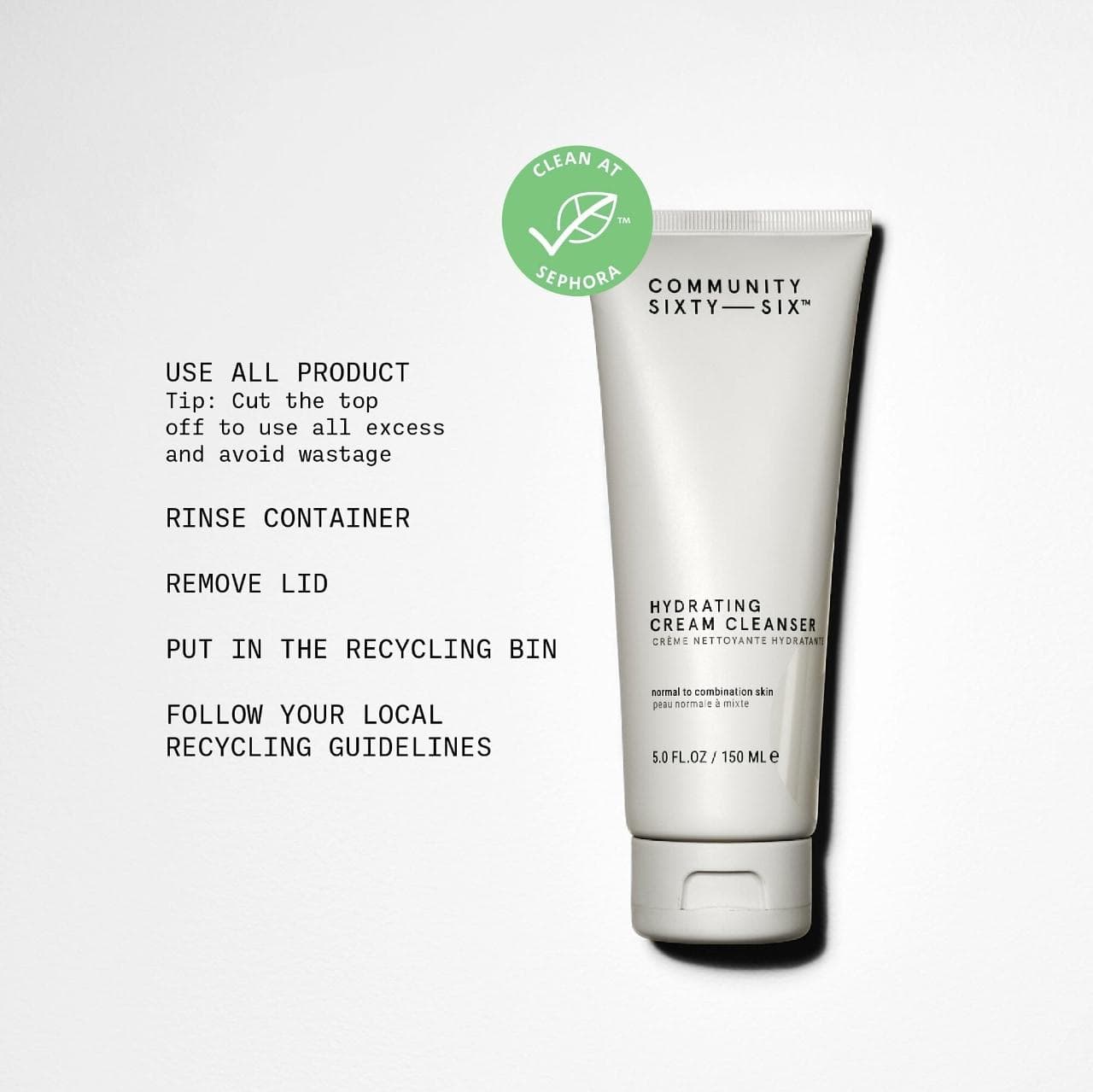 Community Sixty-Six Hydrating Cream Cleanser 150ml - Thumbnail 4