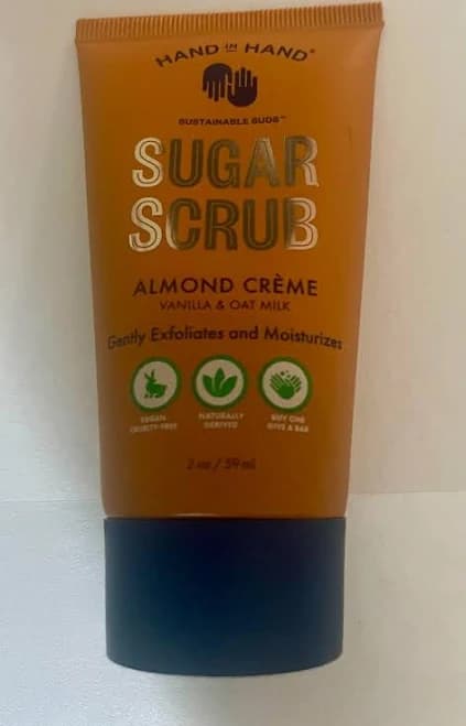Hand in Hand Sugar Scrub & Hand Cream in Almond Creme 2 Oz - Thumbnail 7