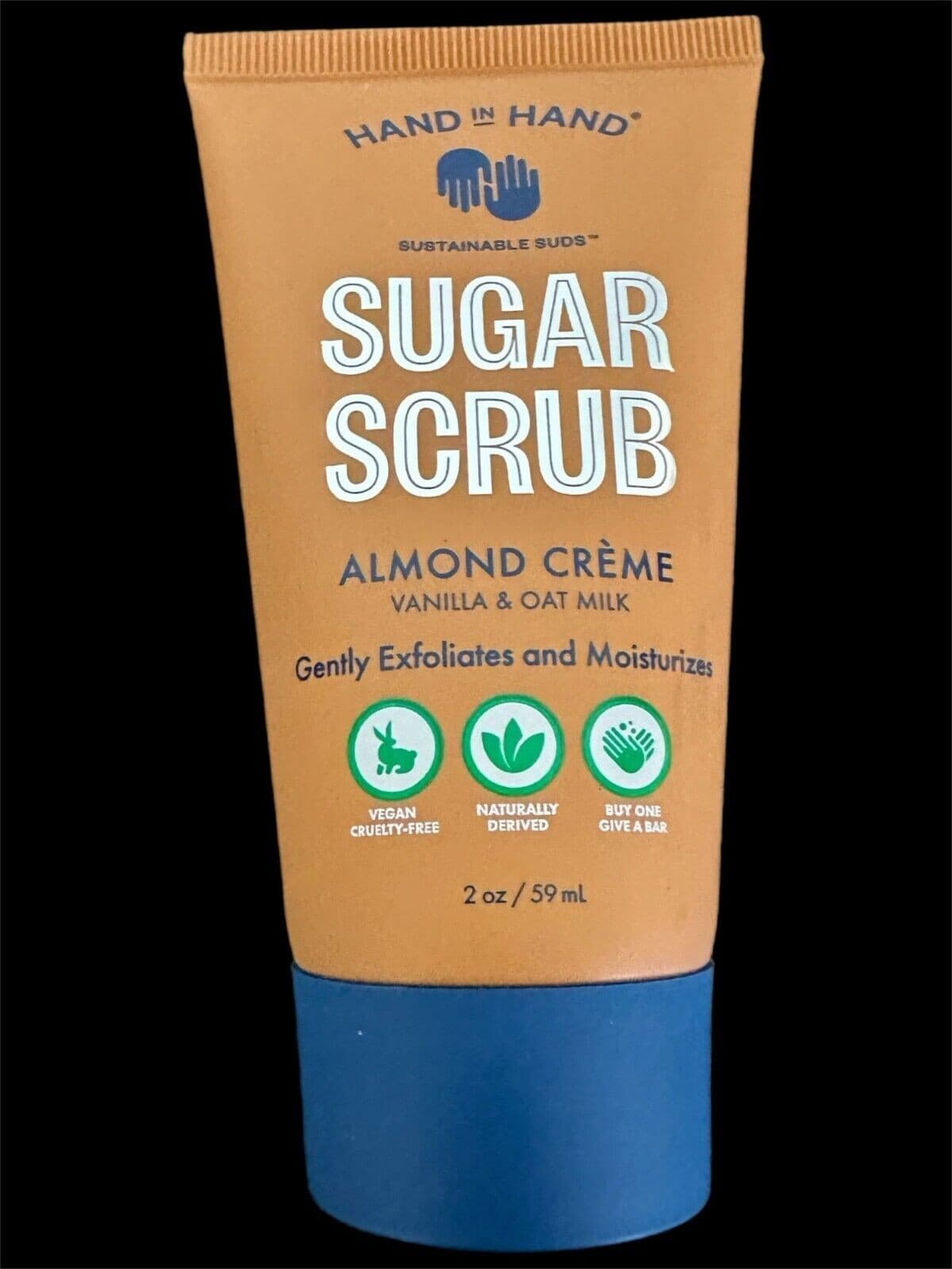 Hand in Hand Sugar Scrub & Hand Cream in Almond Creme 2 Oz - Thumbnail 5